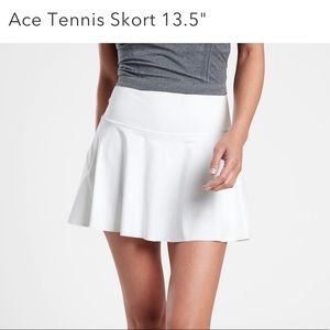 Athleta White Ace Tennis Skort 13.5 XL - NWT